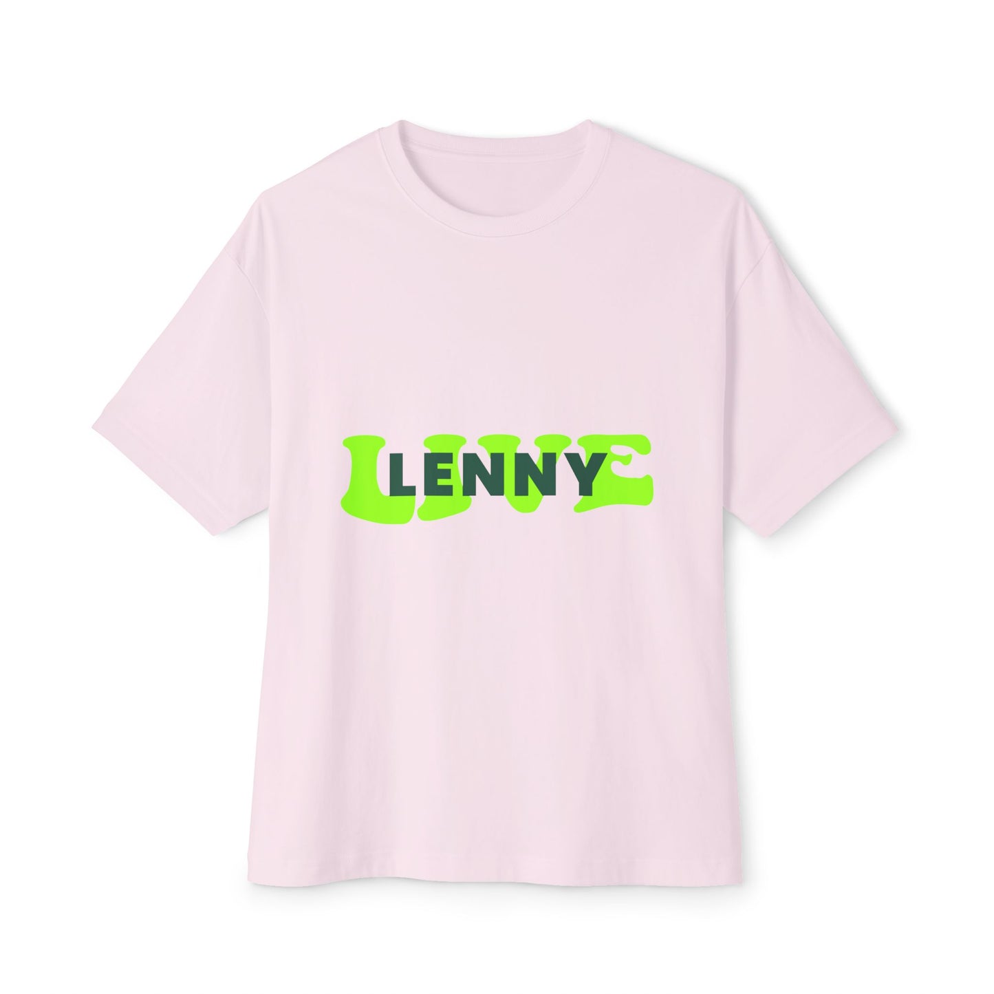 Live Lenny Pop Unisex Oversized Boxy tee Printify
