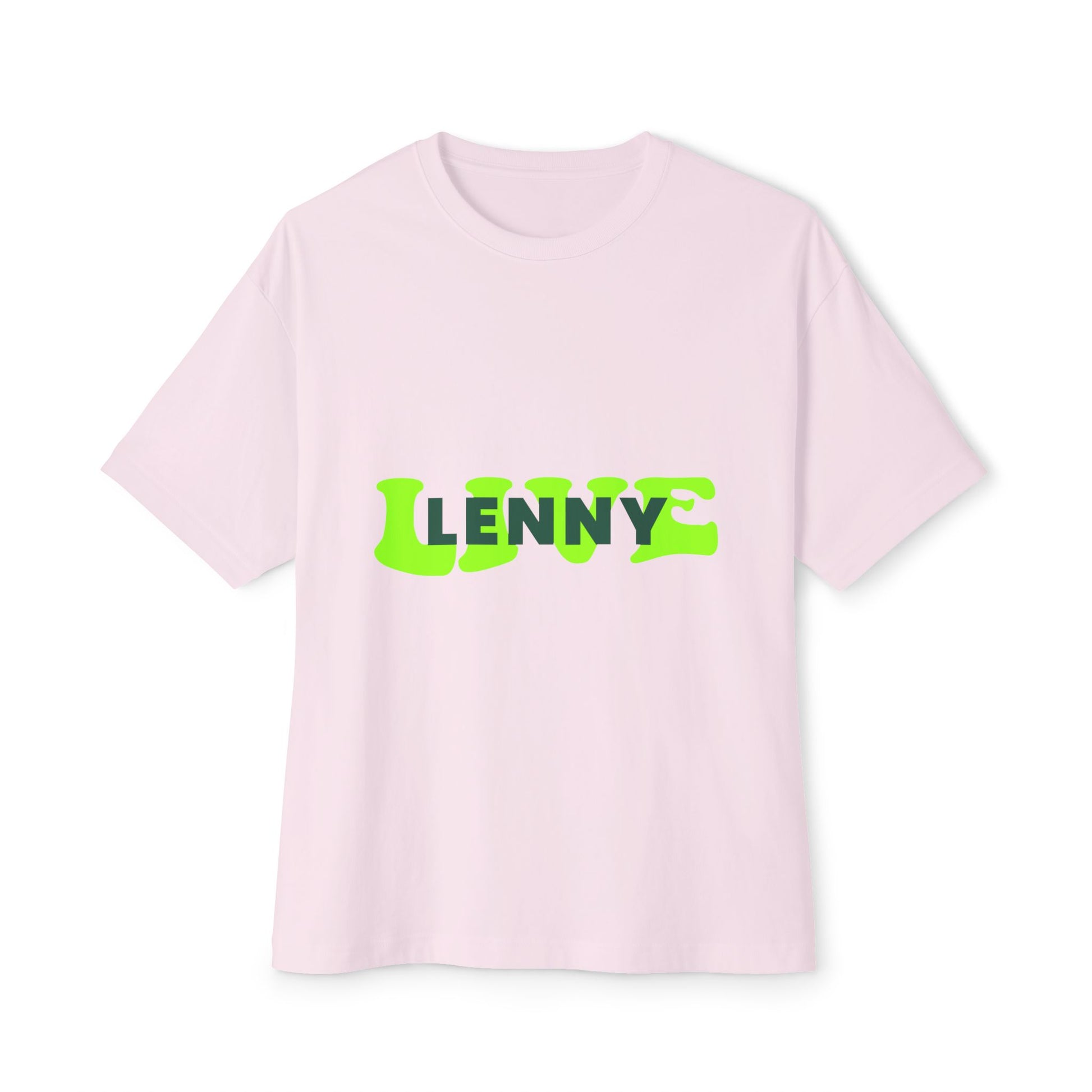Live Lenny Pop Unisex Oversized Boxy tee Printify