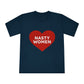 Nasty Women Heart - Unisex Classic Crewneck T-shirt Printify