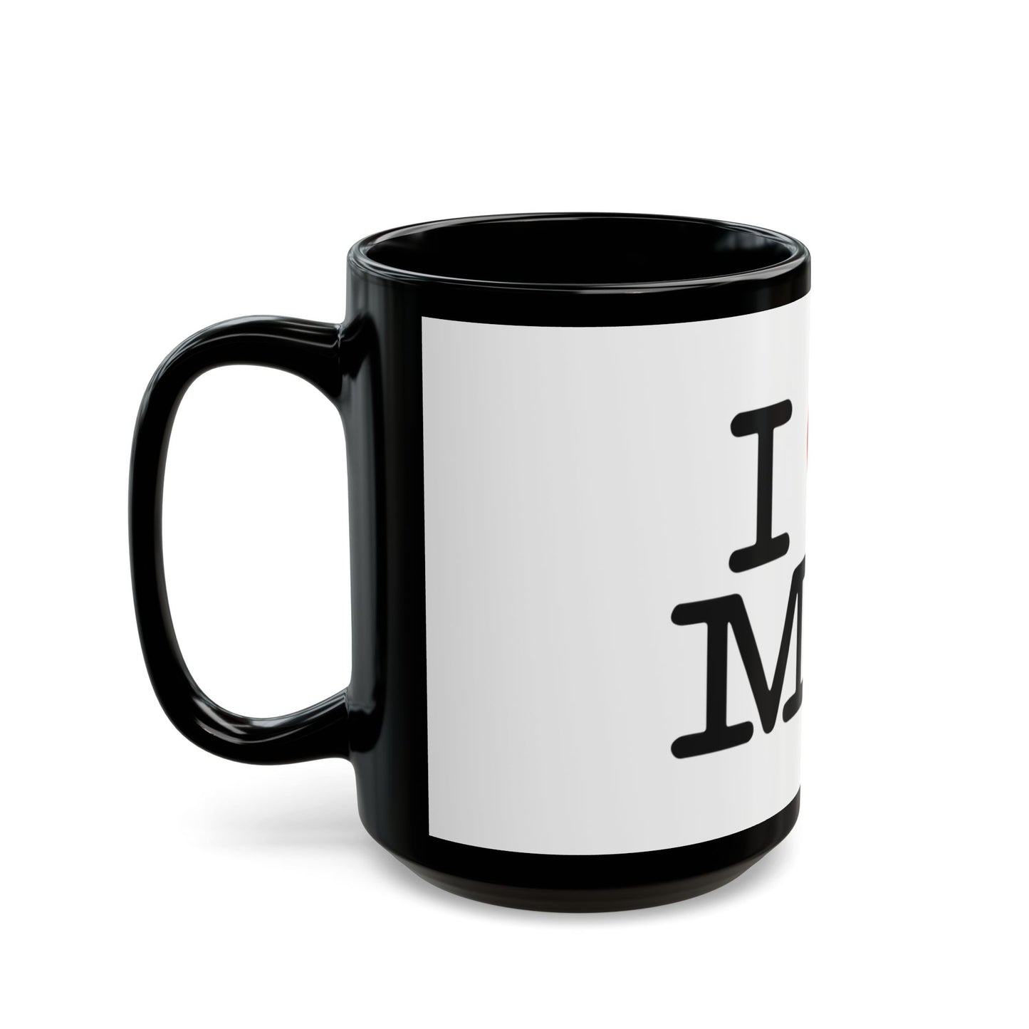 Clean Block Black Mug (11oz, 15oz) - snazzymerch