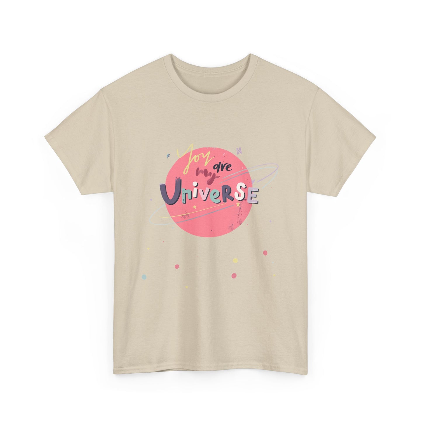 Pastel Planet & Universe Unisex Cotton Tee Printify