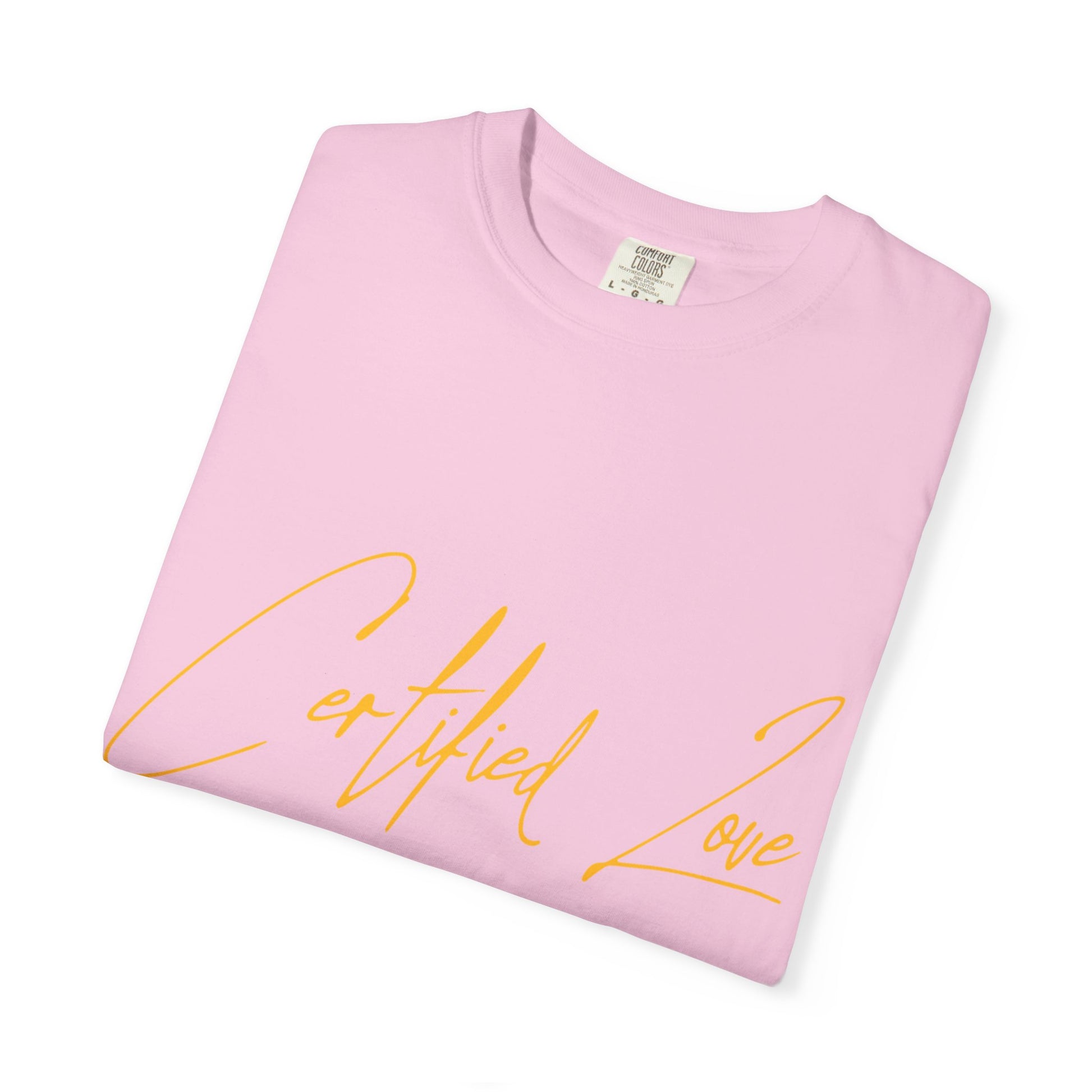 Certified Lover Boy Script Dyed Tshirt Printify