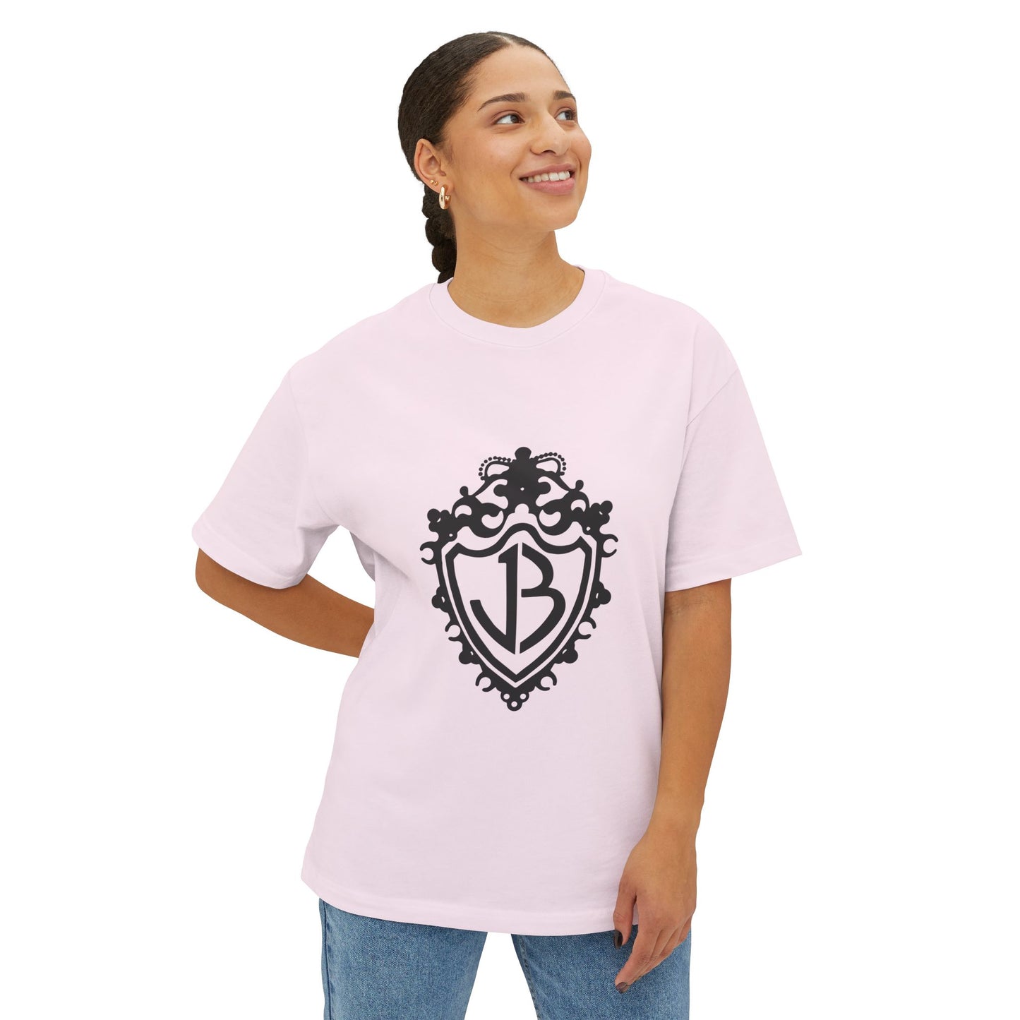 Minimal Black Unisex Oversized Boxy Tee - snazzymerch