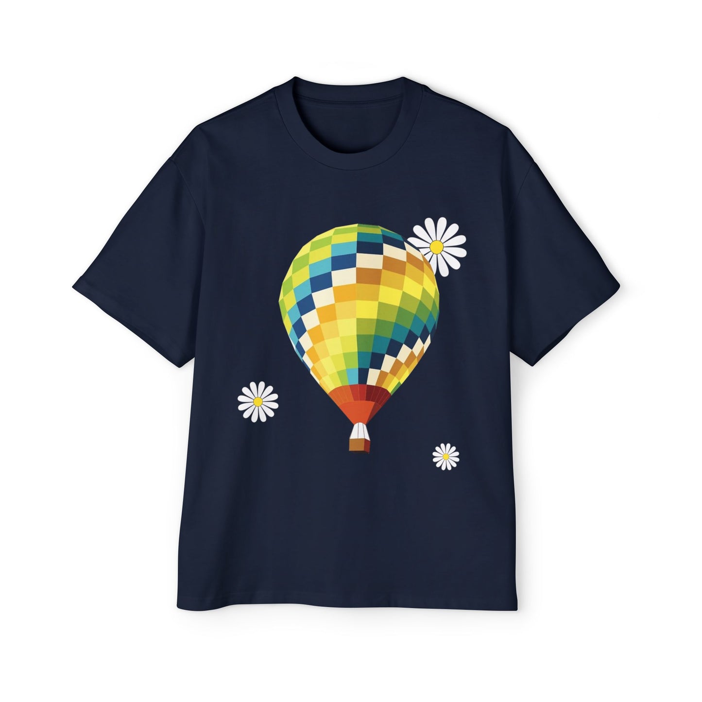 Dream Balloon Graphic Men's Heavy Oversized Tee - snazzymerch