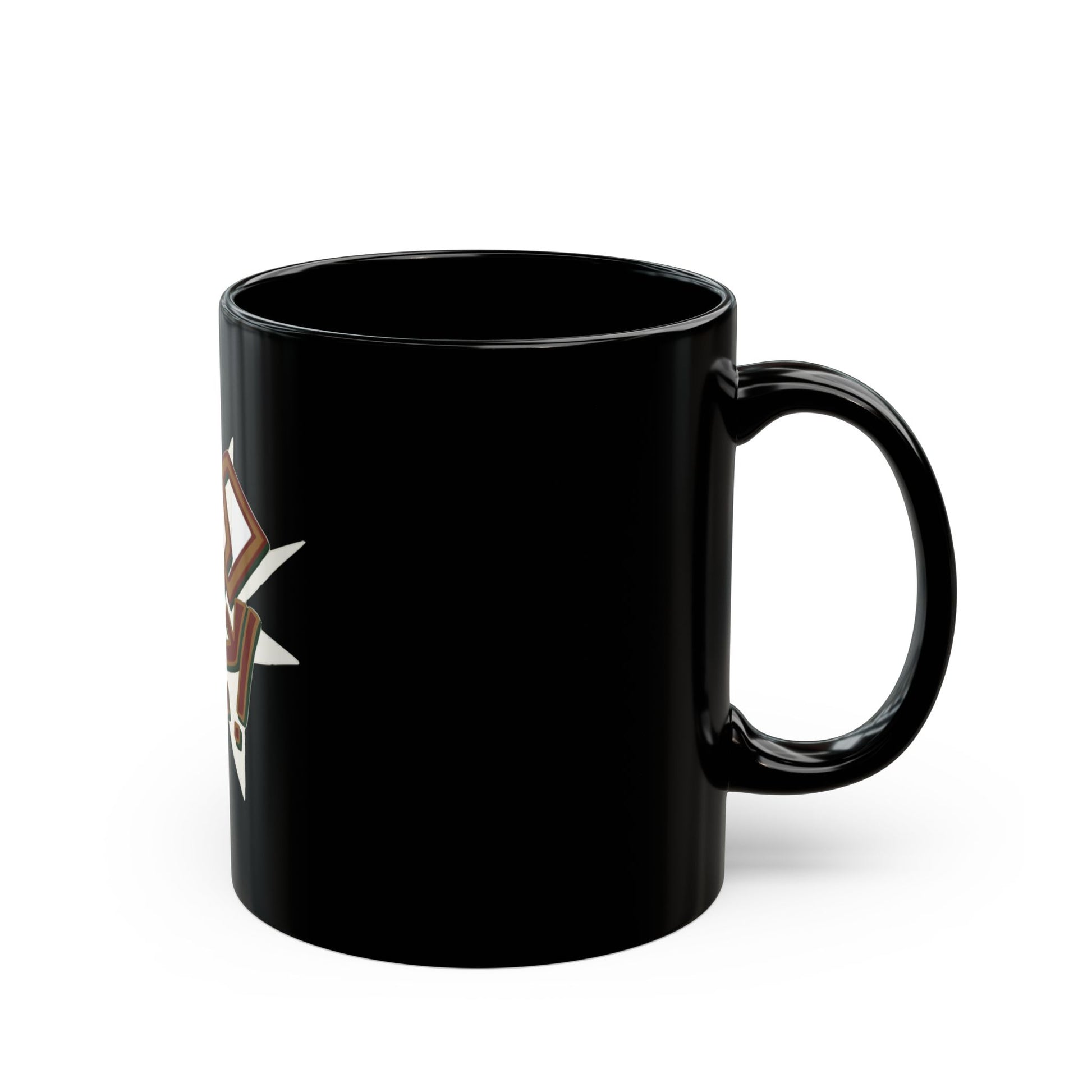 Geometric Lettering Black Mug (11oz, 15oz) - snazzymerch