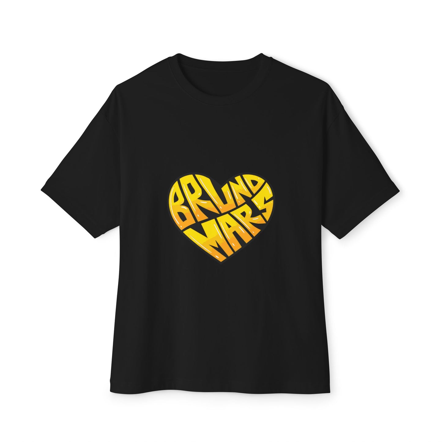 Loud Love Retro Heart Unisex Oversized Boxy Tee Printify