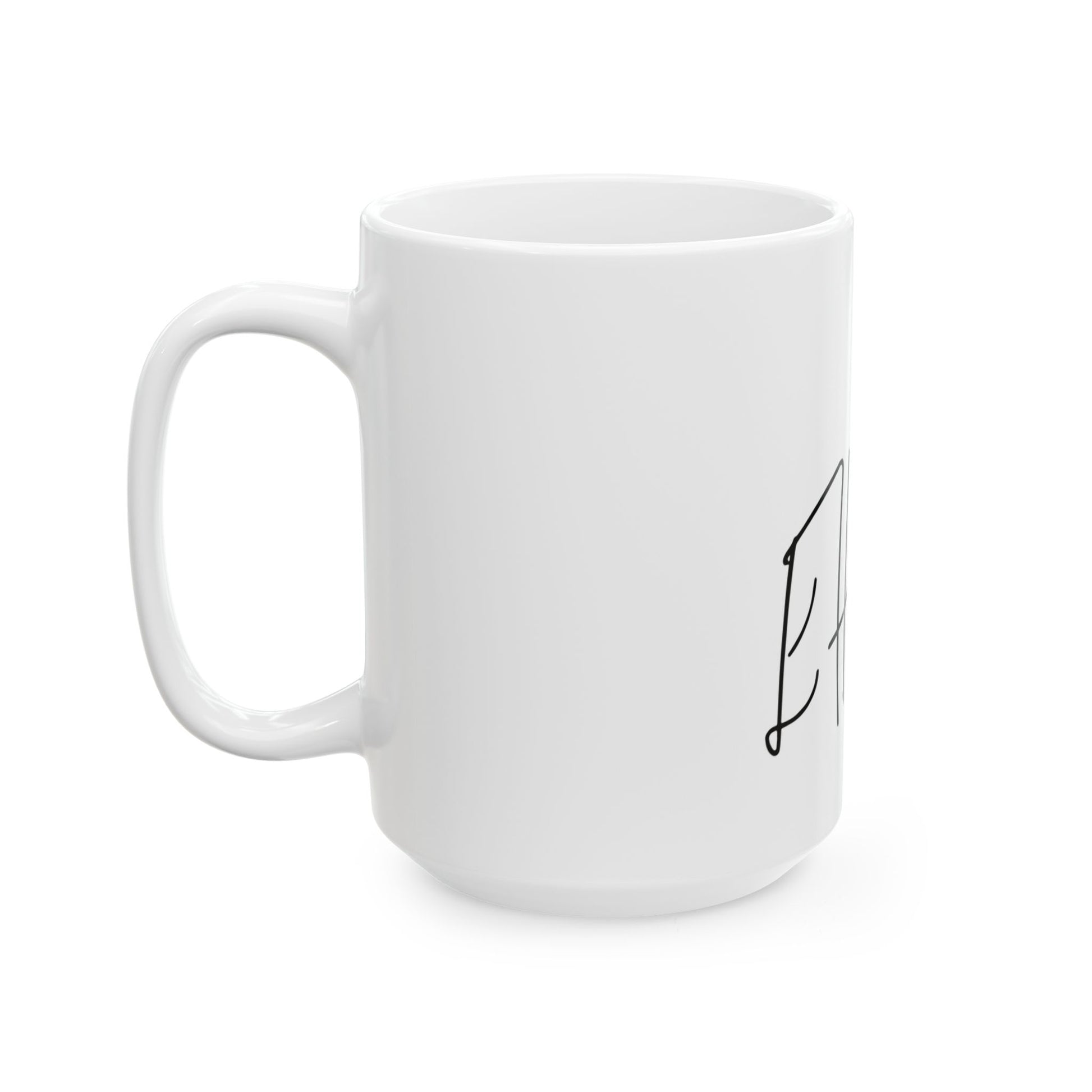 Rainbow Hat Illustration Ceramic Mug, (11oz, 15oz) - snazzymerch