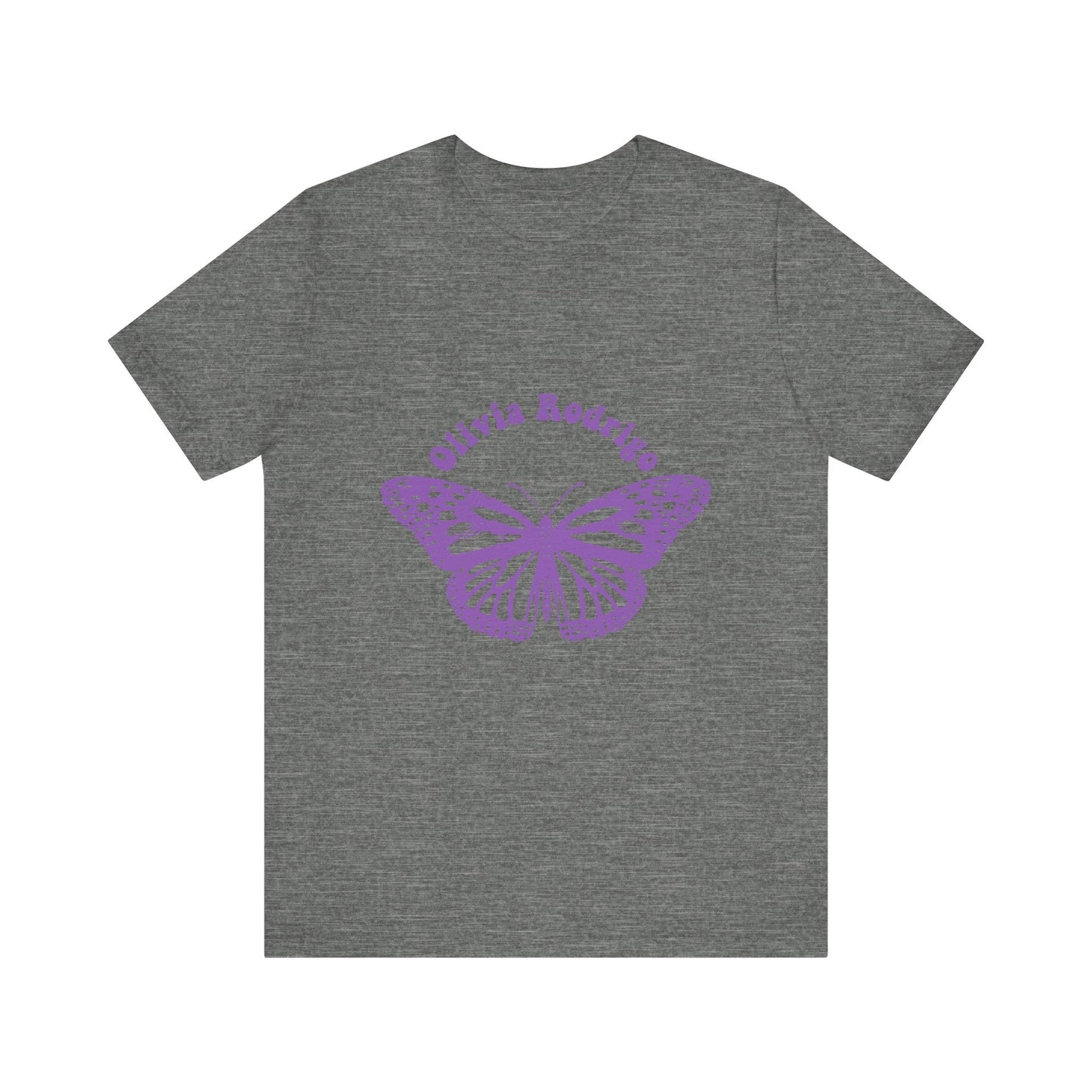 Olivia Rodrigo Unisex Jersey Short Sleeve Tee - With Butterfly Printify