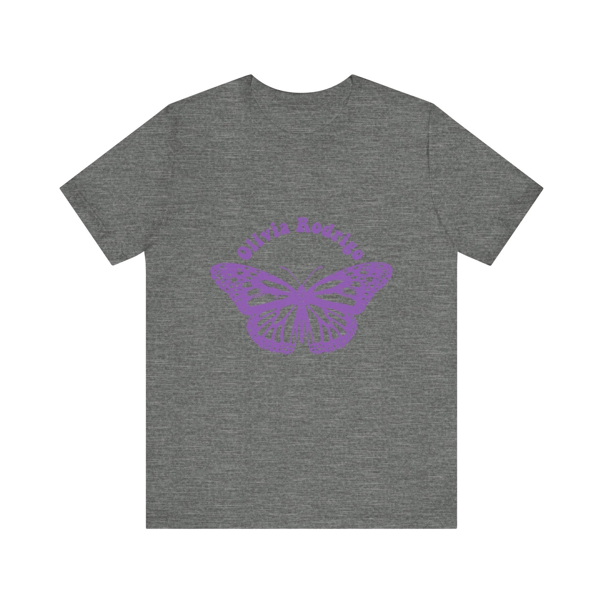 Olivia Rodrigo Unisex Jersey Short Sleeve Tee - With Butterfly Printify