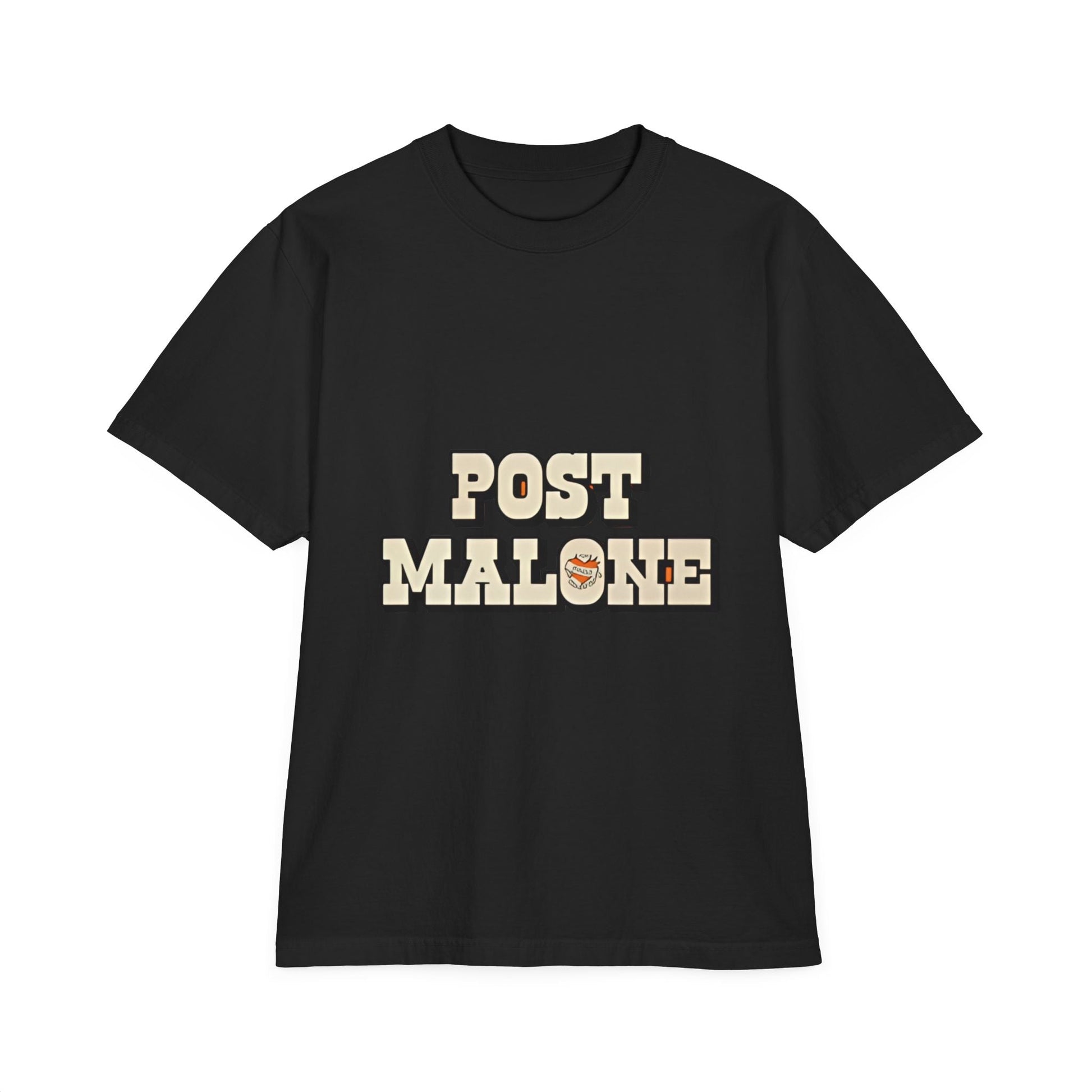 Unisex Garment-Dyed Drop-Shoulder T-Shirt – Post Malone Bold Design Printify