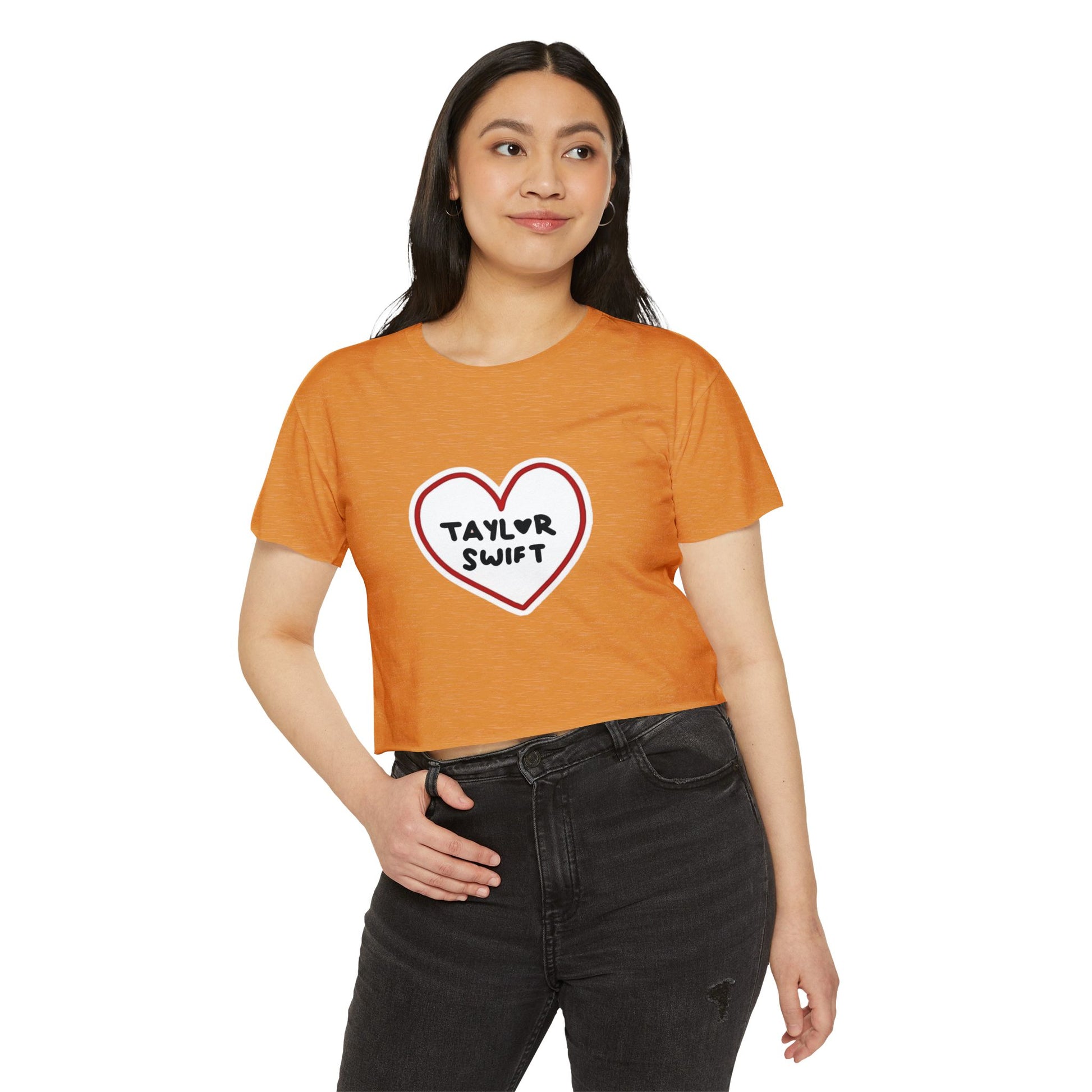Heartbeats & Midnights Women's Festival Crop Top - snazzymerch