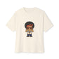 Afro Disco Mood Unisex Oversized Boxy Tee Printify