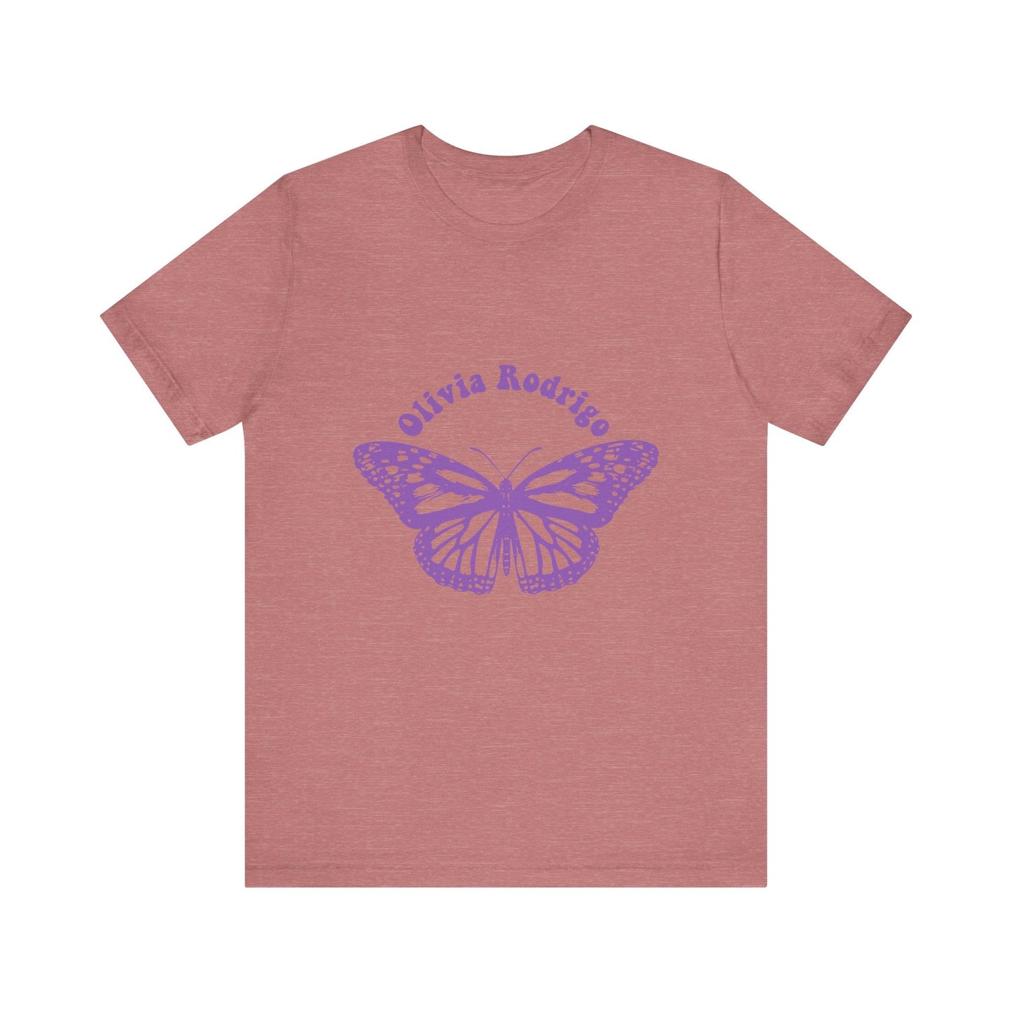 Olivia Rodrigo Unisex Jersey Short Sleeve Tee - With Butterfly Printify