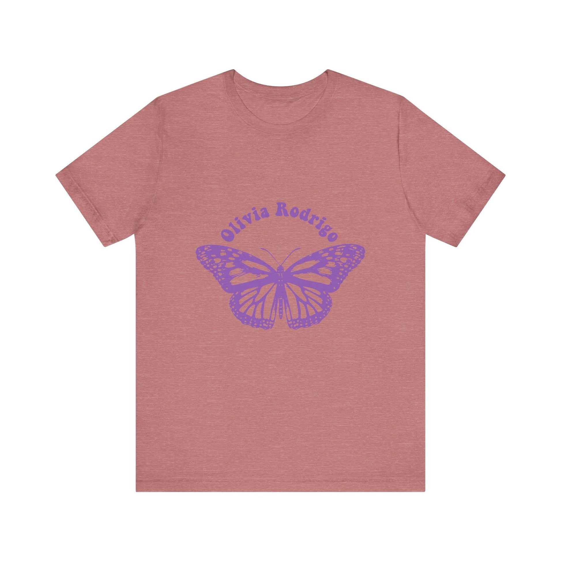 Olivia Rodrigo Unisex Jersey Short Sleeve Tee - With Butterfly Printify