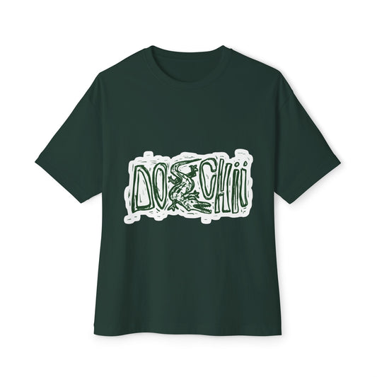 Lizard Lettering Unisex Oversized Boxy Tee - snazzymerch