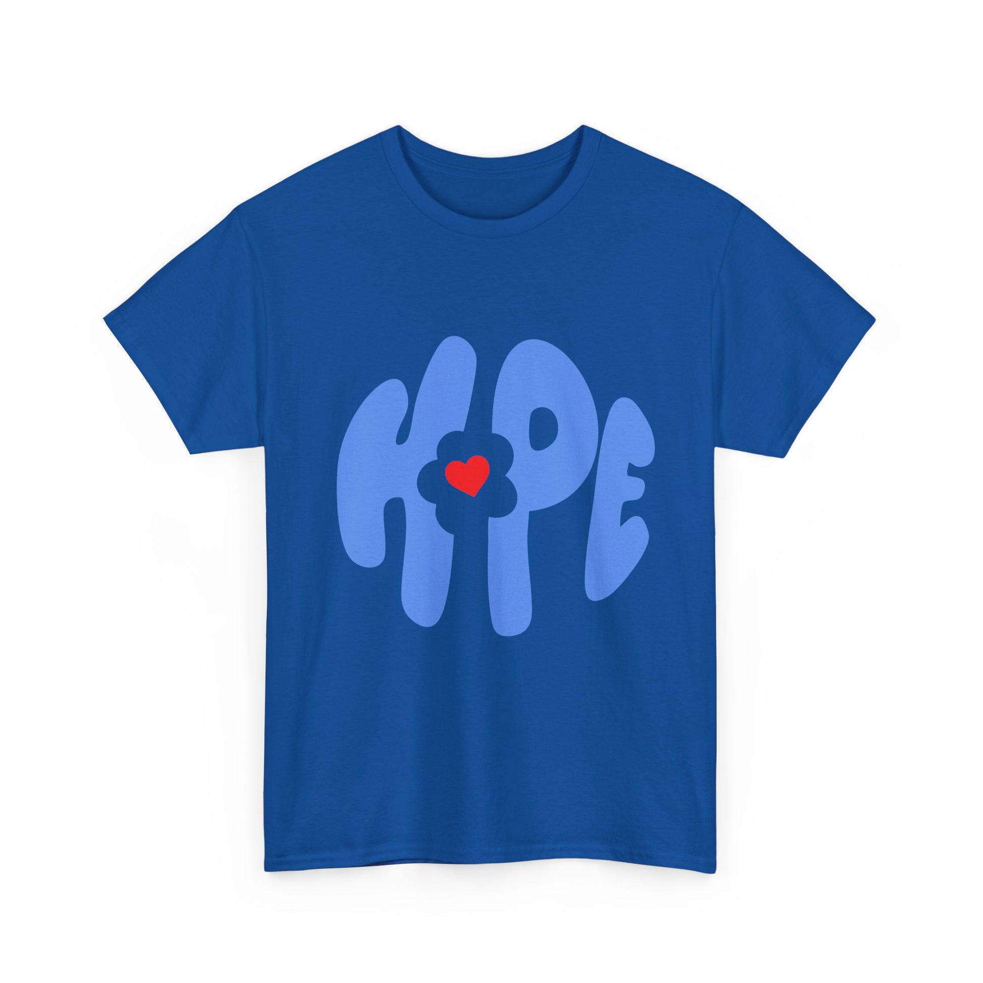 Heart of Hope Retro Unisex Heavy Cotton Tee - snazzymerch