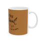 Bold Outline Ceramic Mug, (11oz, 15oz) - snazzymerch