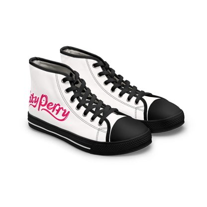Katy Perry Pop Signature – Women's High Top Top Sneakers Printify