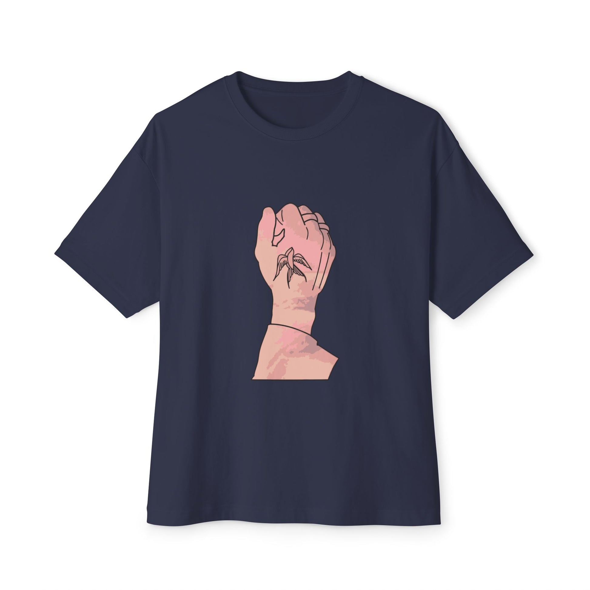 Ink in Motion Unisex Oversized Boxy Tee Printify
