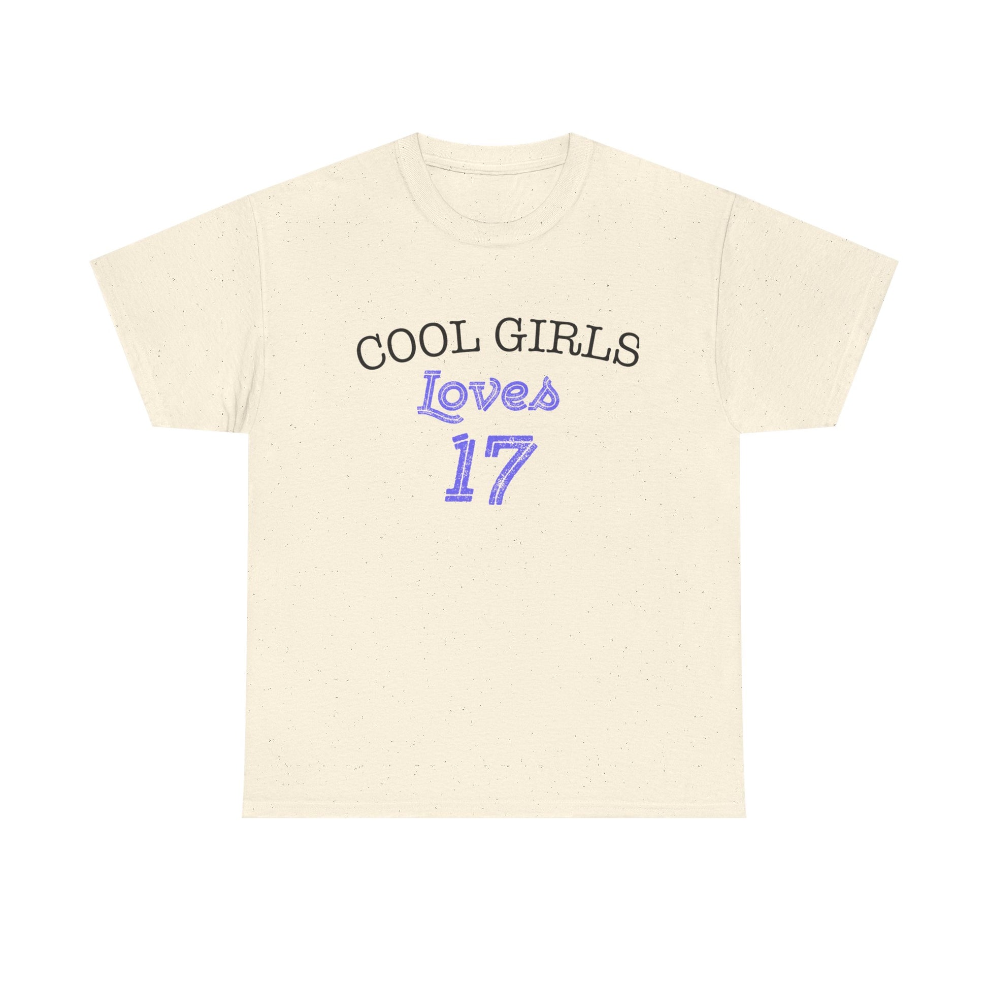 Love for 17 Graphic Unisex Heavy Cotton Tee - snazzymerch