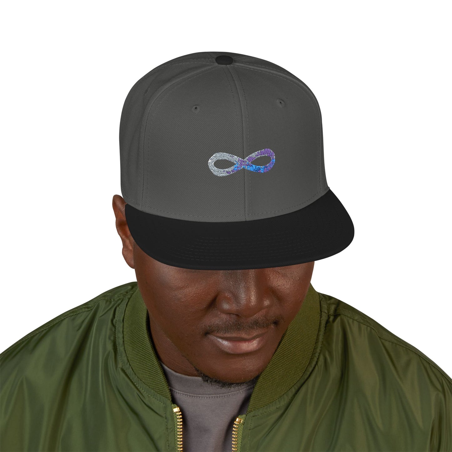 Cosmic Infinity Loop Snapback cap Printify