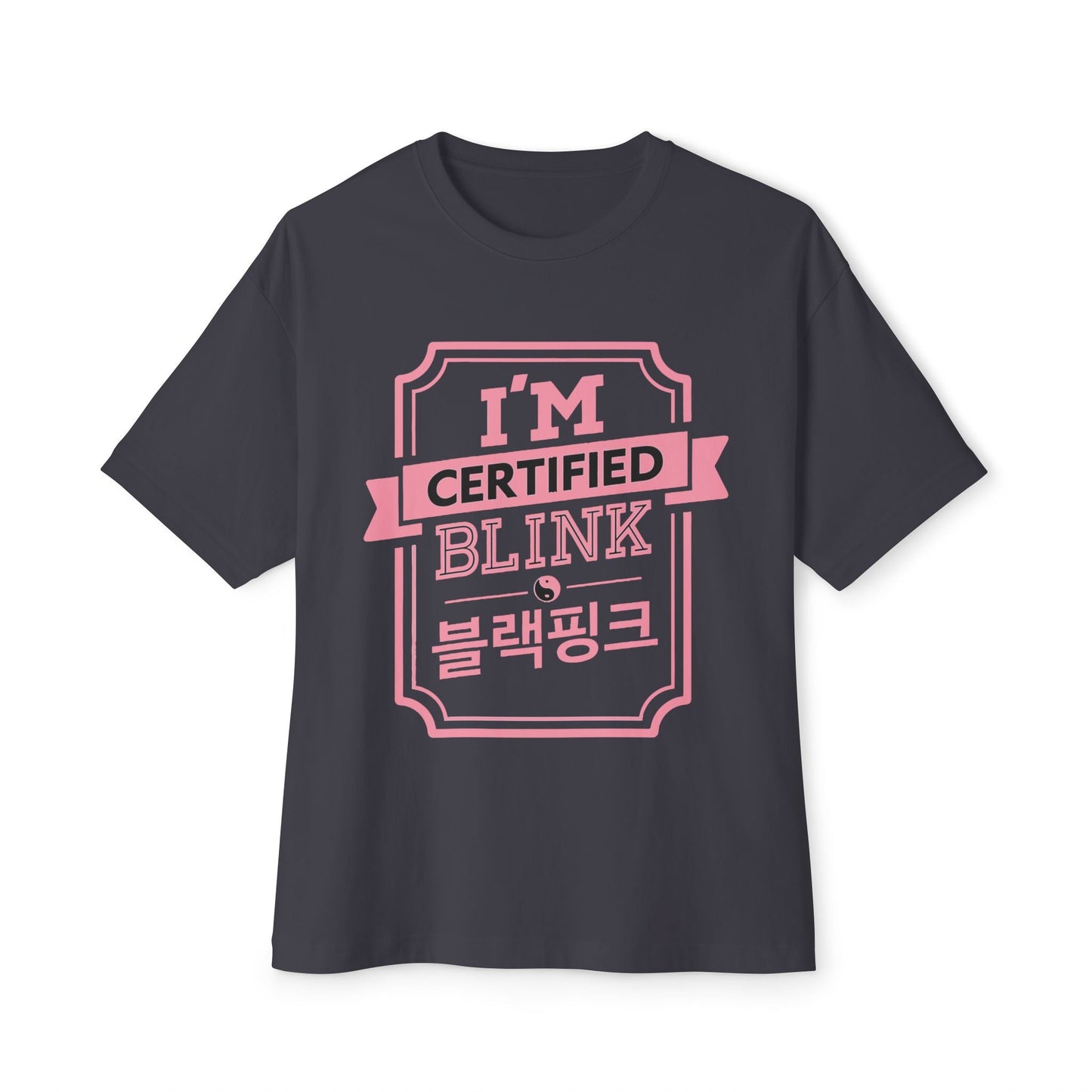 Certified BLINK Badge – Oversized Boxy Tee Printify