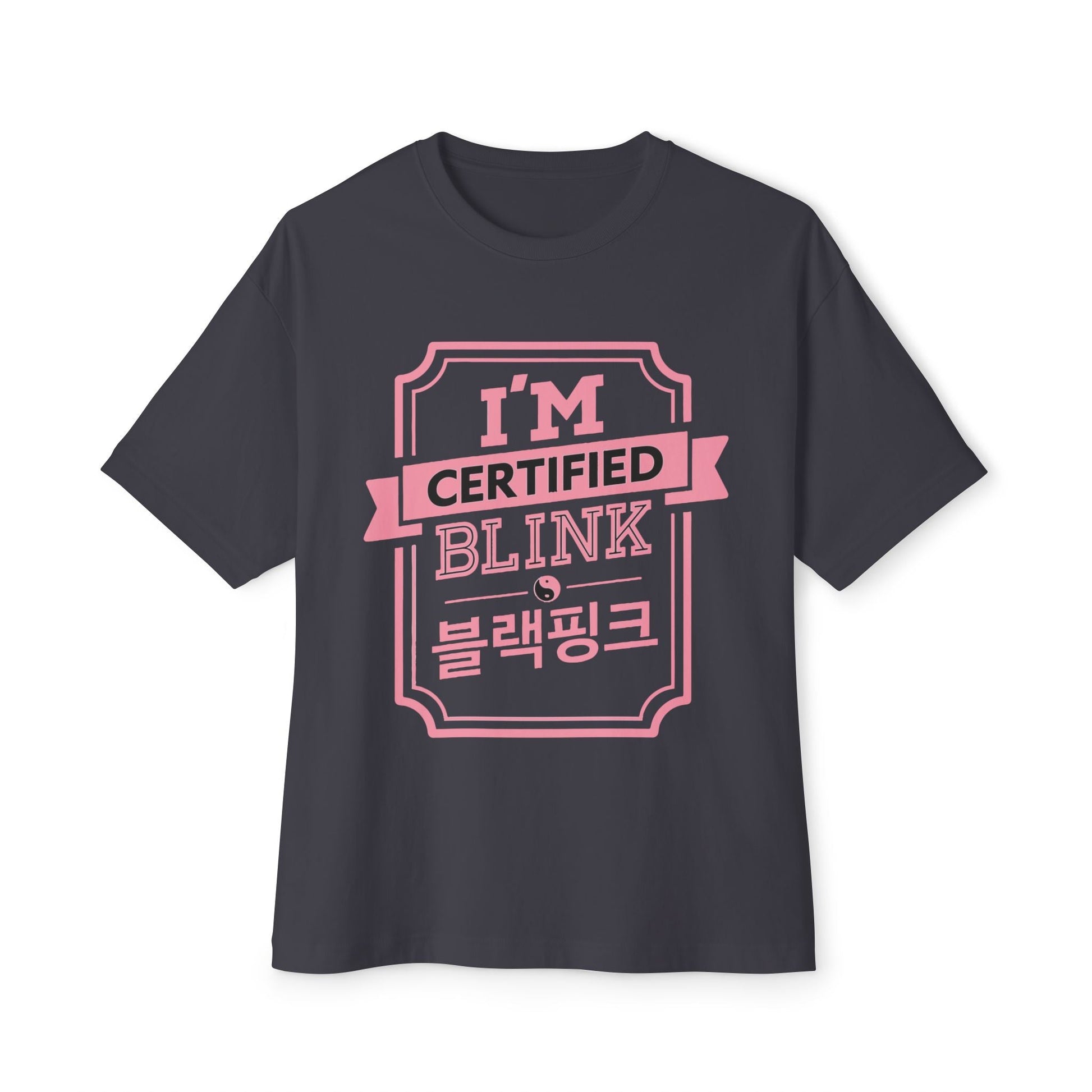Certified BLINK Badge – Oversized Boxy Tee Printify