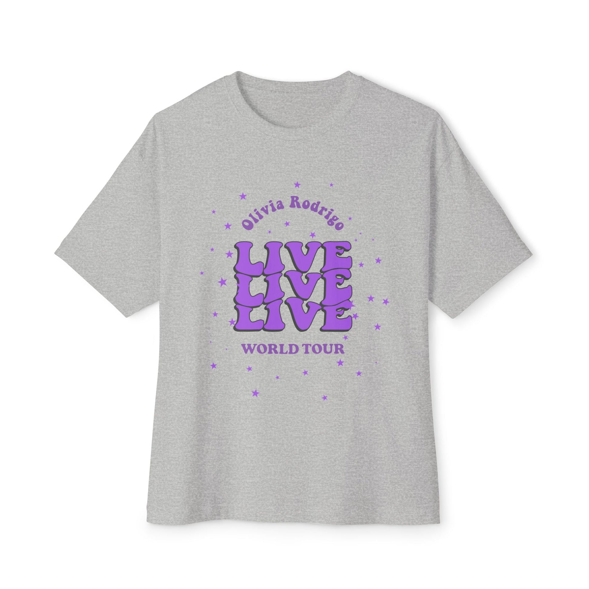 Olivia Rodrigo Live World Tour-Oversized Tee Printify