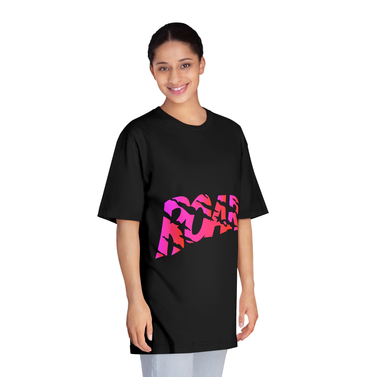 Gradient Roar - Unisex Classic Crewneck T-shirt Printify