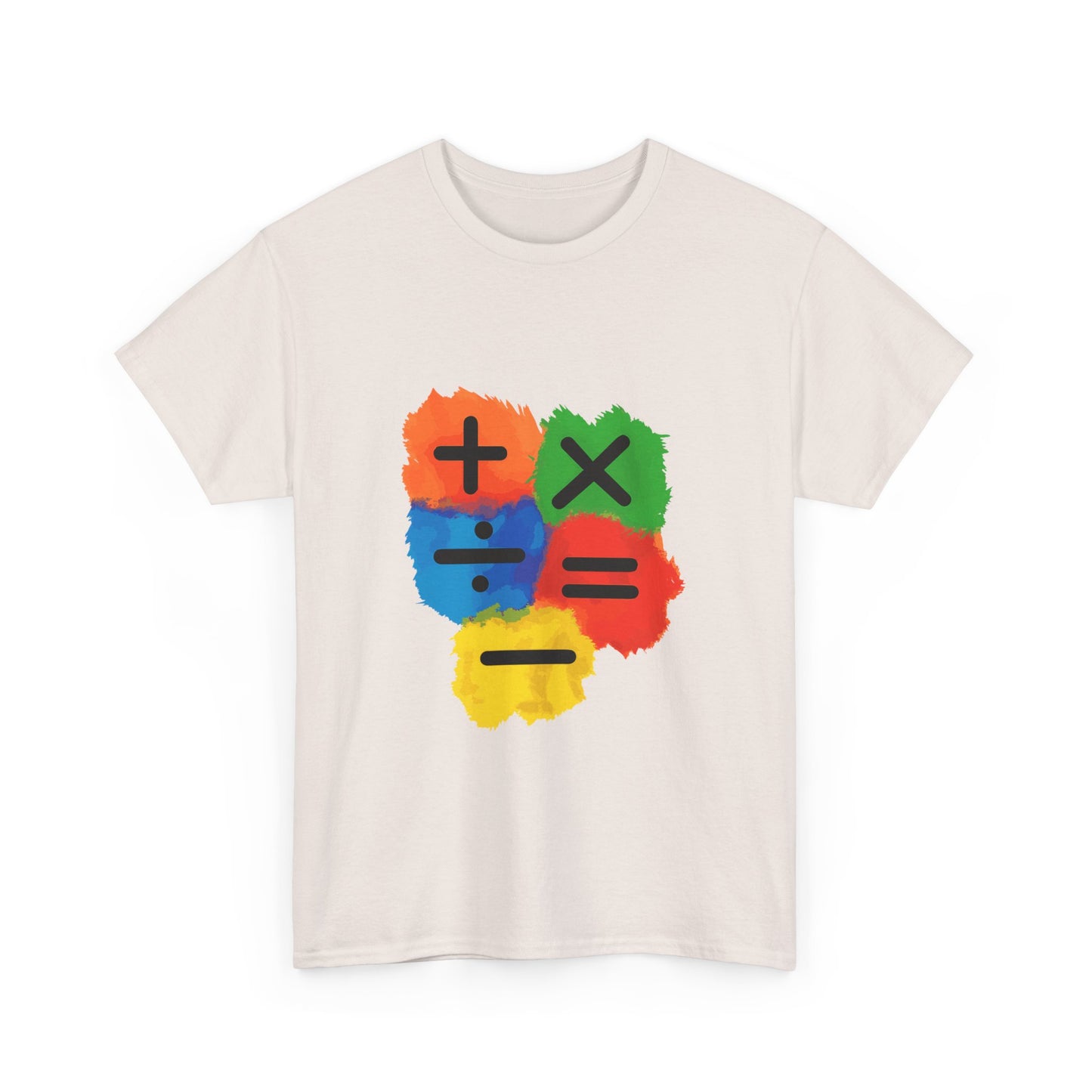 Orange Equals Symbol Unisex Heavy Cotton Tee Printify