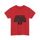 Emotional Line Text Unisex Heavy Cotton Tee - snazzymerch