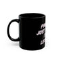 Lifestyle in Pink Black Mug (11oz, 15oz) - snazzymerch