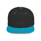Classic Blackout Flat Bill Snapback - snazzymerch