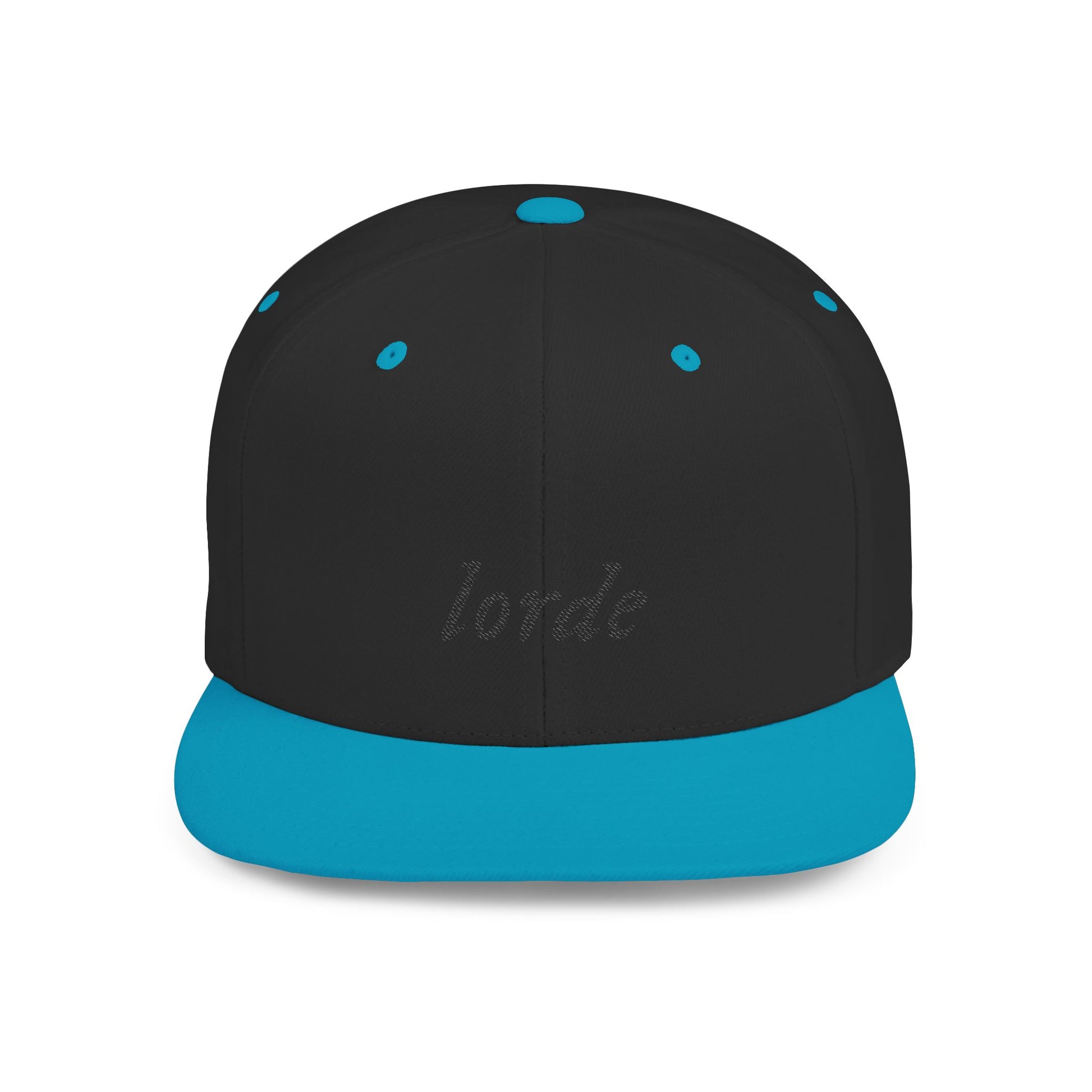 Classic Blackout Flat Bill Snapback - snazzymerch