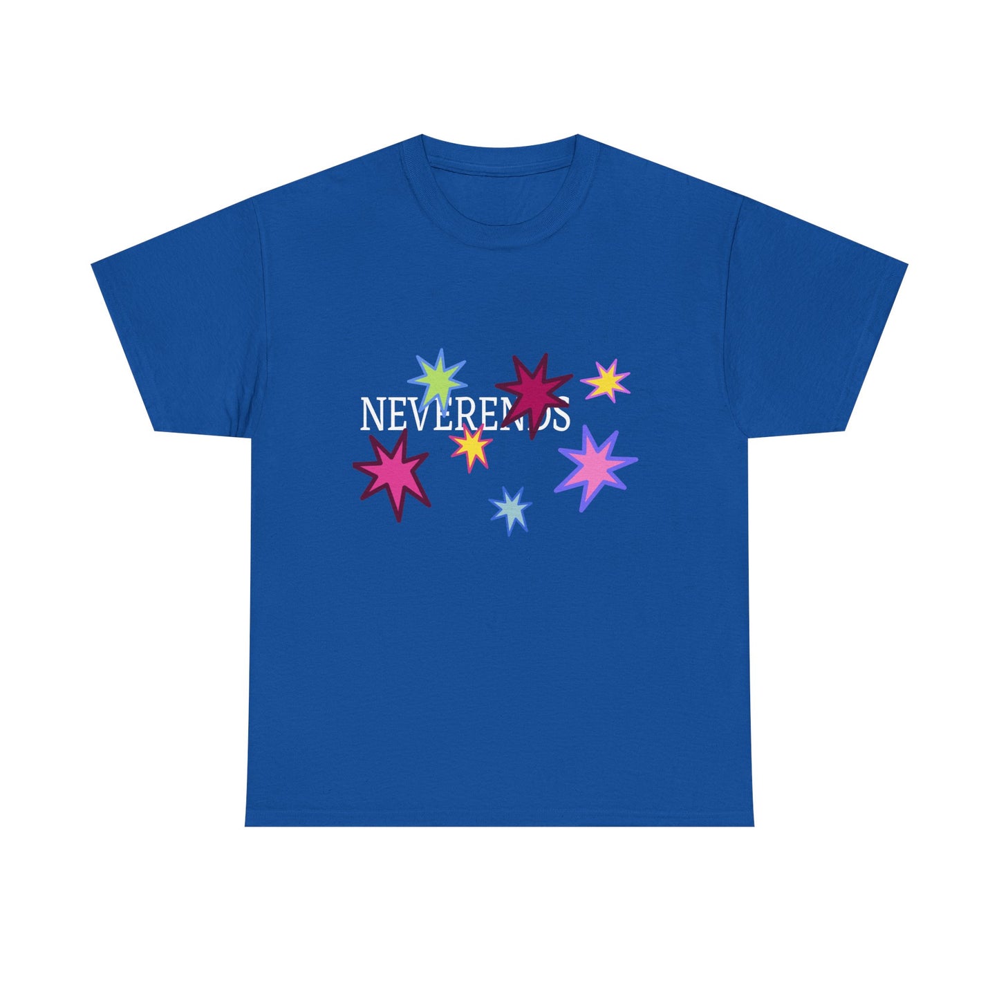 Rainbow Spark Burst Unisex Heavy Cotton Tee - snazzymerch