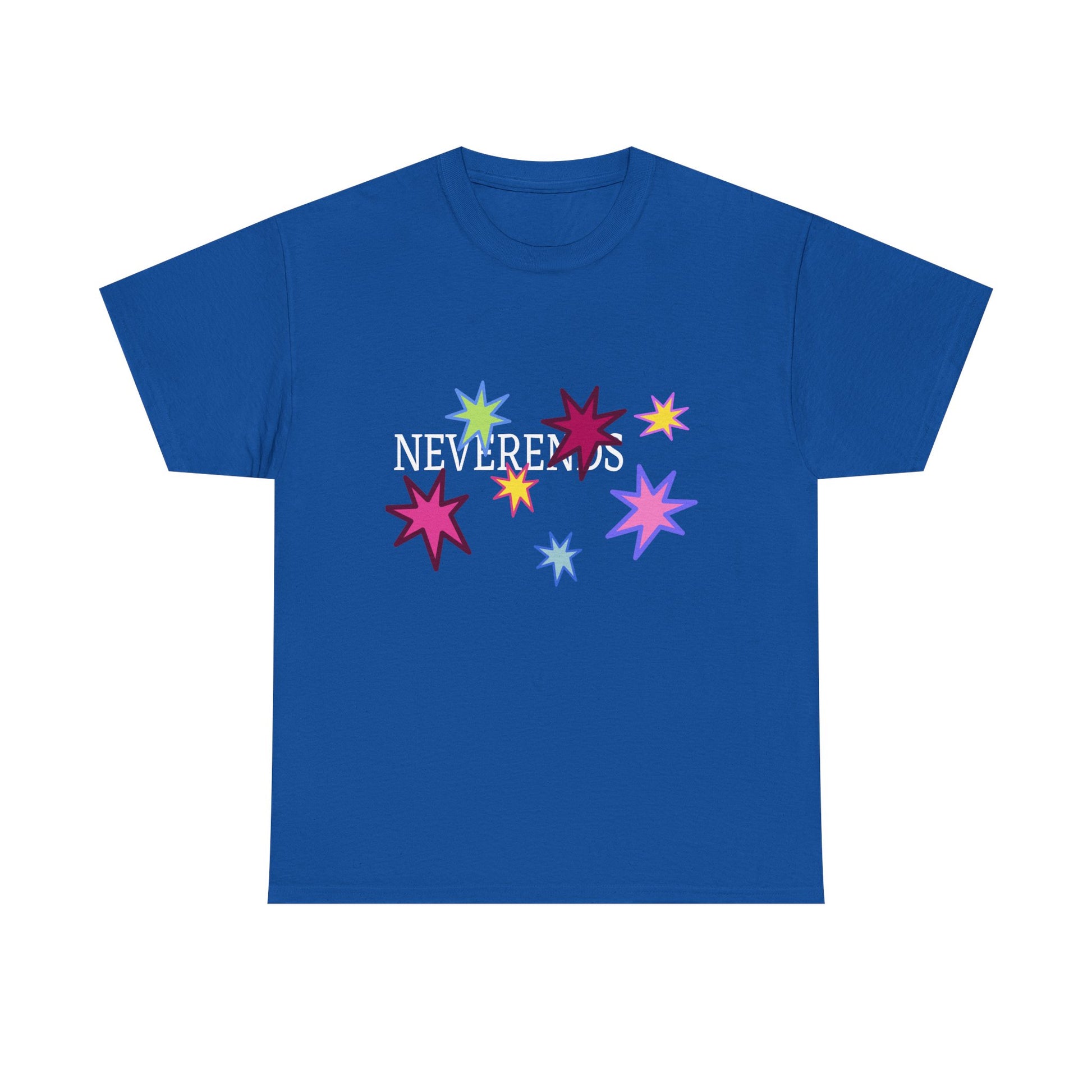 Rainbow Spark Burst Unisex Heavy Cotton Tee - snazzymerch