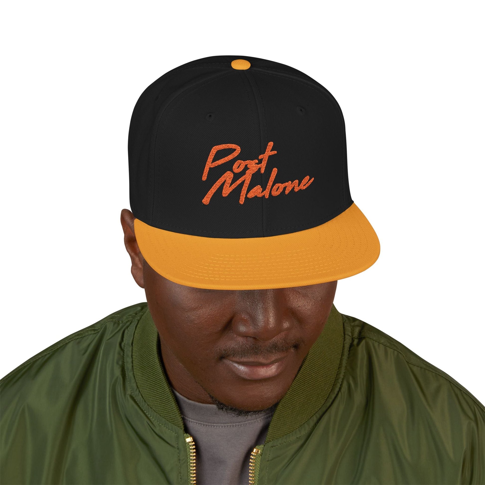 Snapback (Embroidery) – Post Melone Name Design Printify
