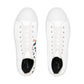 Love Bowl Retro Men's High Top Sneakers - snazzymerch