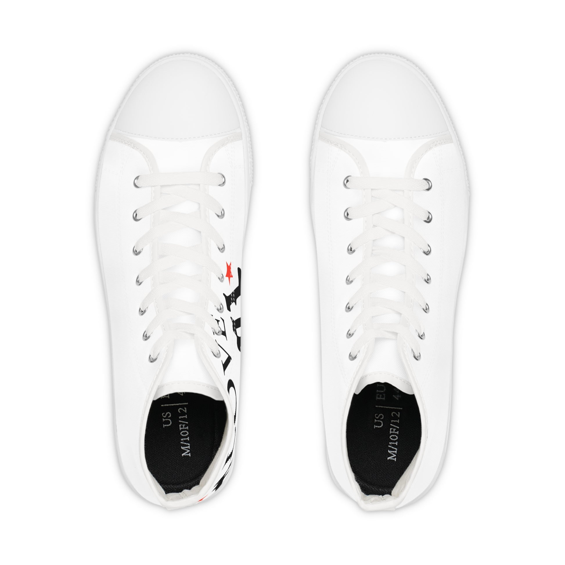 Love Bowl Retro Men's High Top Sneakers - snazzymerch