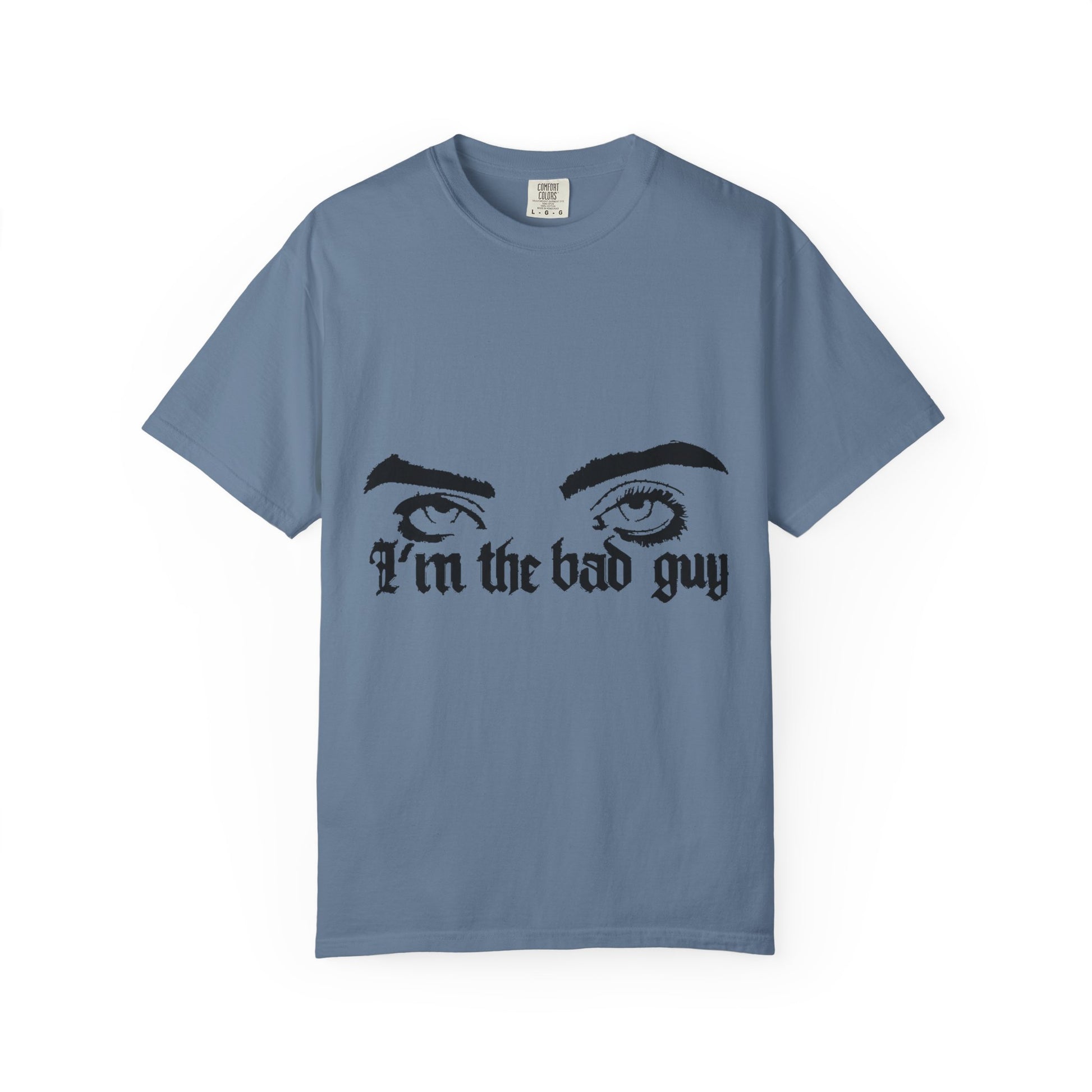 Billie Eilish Inspired Dyed T-shirt – Eyes & Shadows Gothic Edition Printify