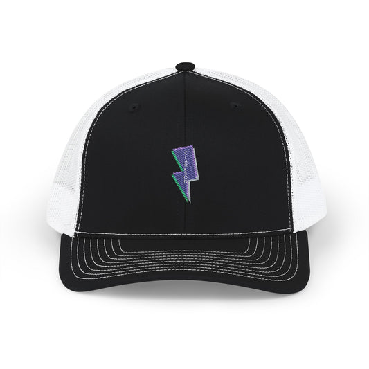 Neon Bolt Energy Snapback Trucker cap Printify