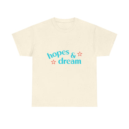 Hopes & Dreams Star Unisex Heavy Cotton Tee - snazzymerch