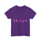 Pink Hope Smile Unisex Heavy Cotton Tee - snazzymerch