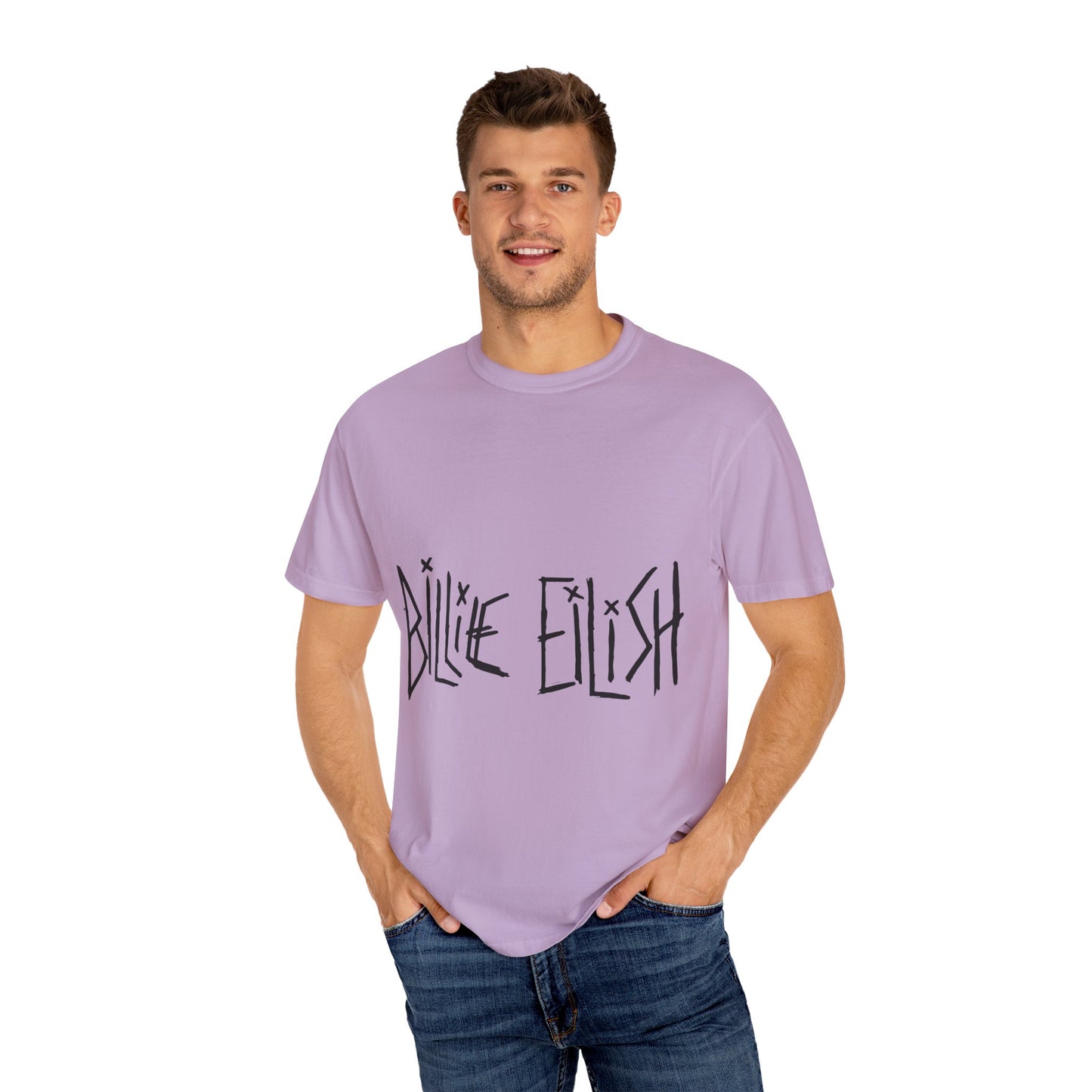 Billie Eilish Inspired Dyed T-shirt – Twisted Ink Font Edition Printify