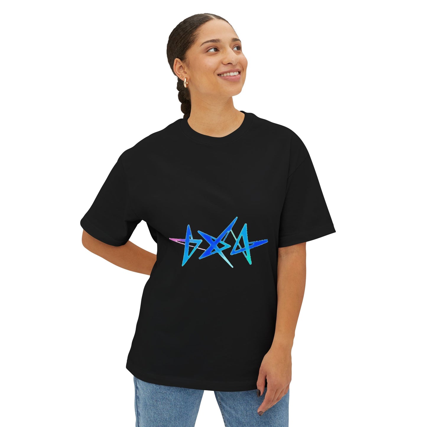 LUMINA Unisex Oversized Boxy Tee - snazzymerch