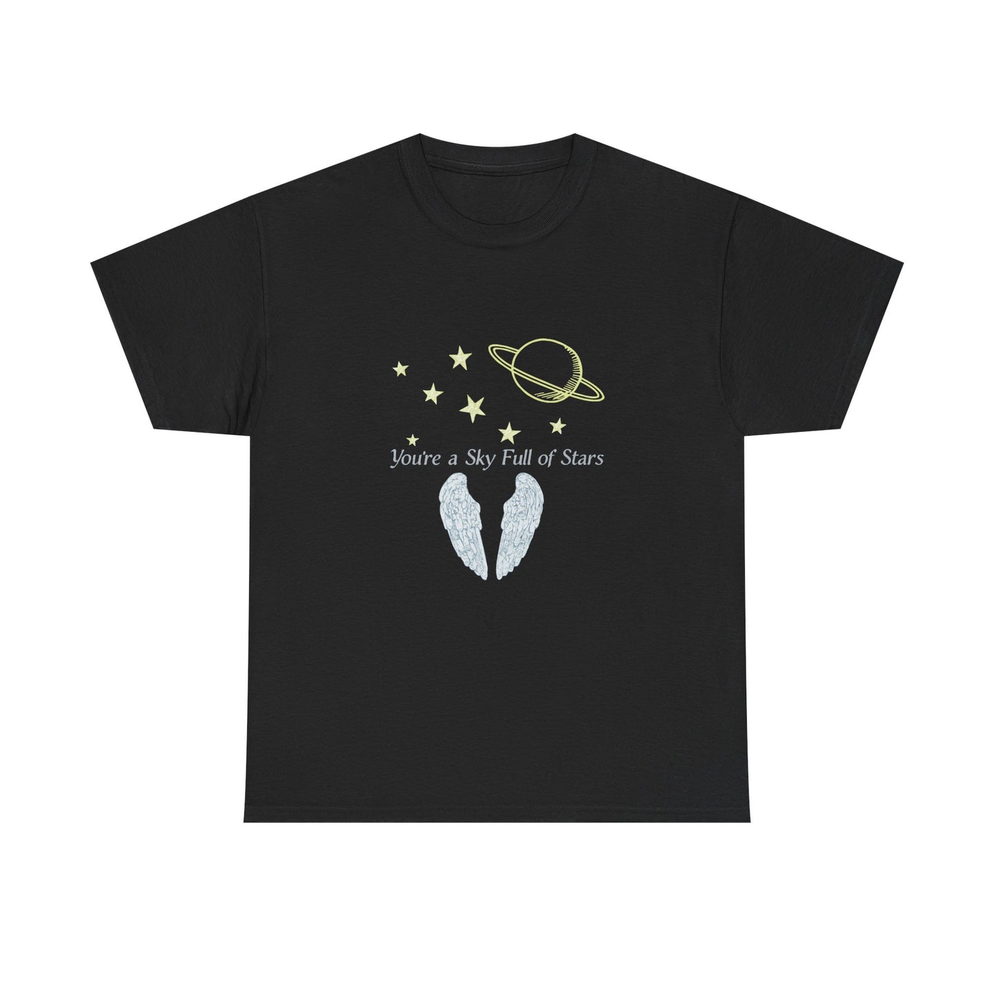 Starry Sky Wings Unisex Cotton Tee Printify