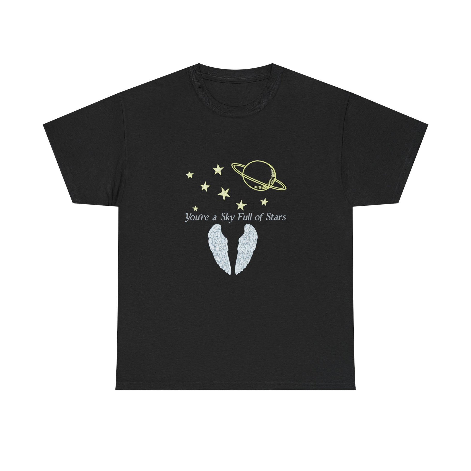 Starry Sky Wings Unisex Cotton Tee Printify