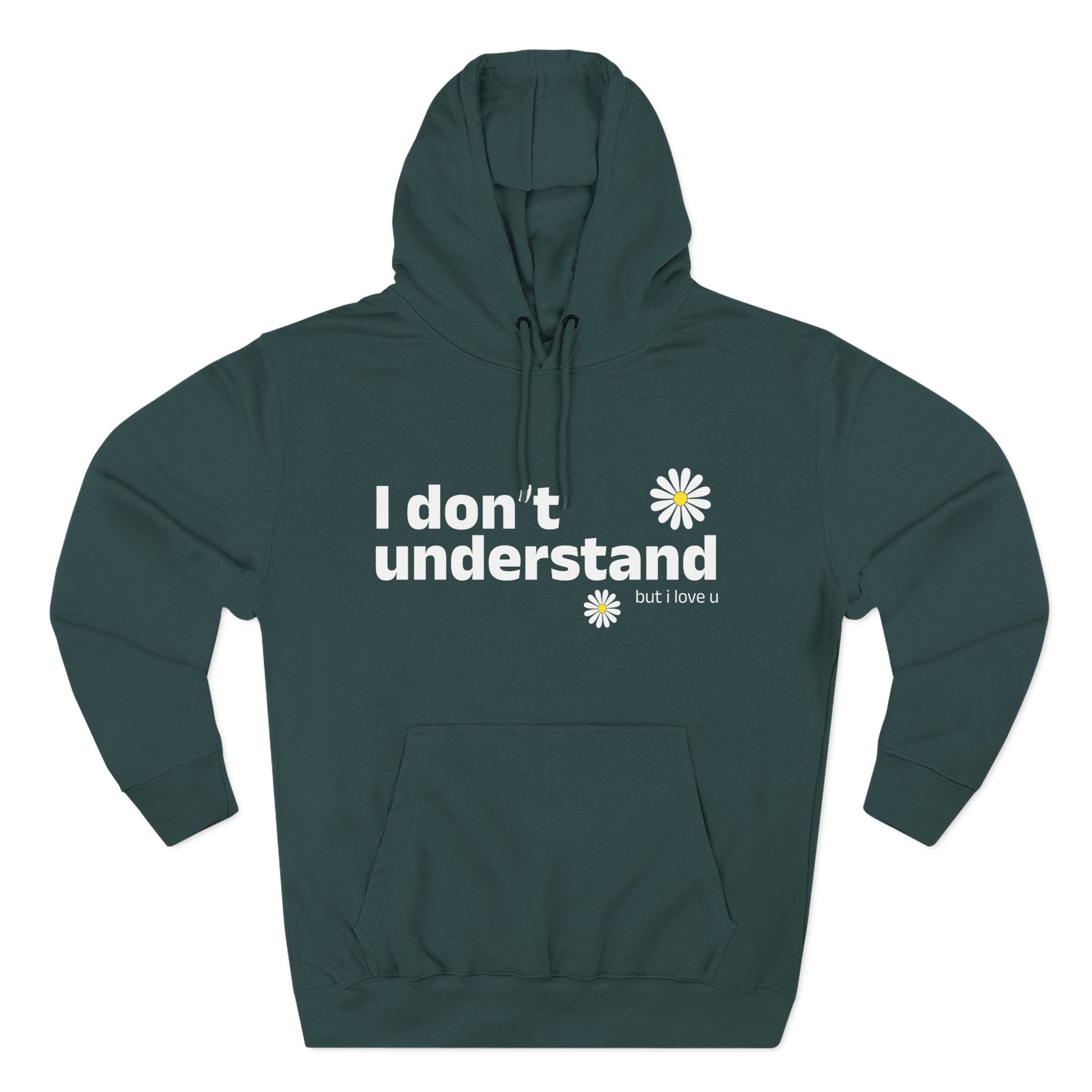 I Don’t Understand Three-Panel Fleece Hoodie - snazzymerch