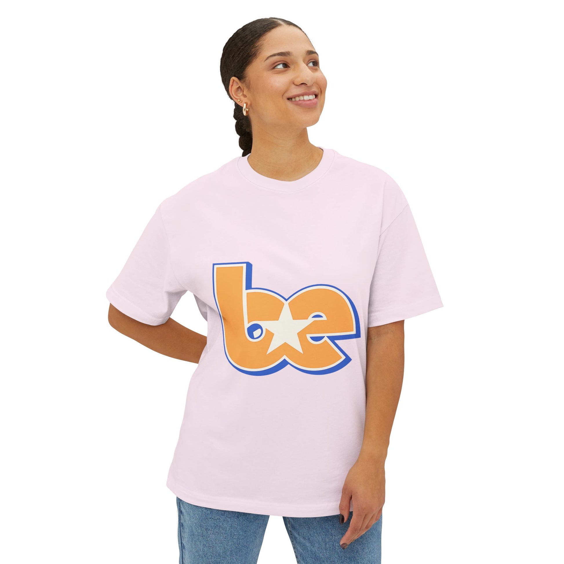 Billie Eilish Inspired Oversized T-Shirt – BE Star Retro Edition Printify