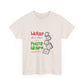 White Paw Print Unisex Heavy Cotton Tee Printify